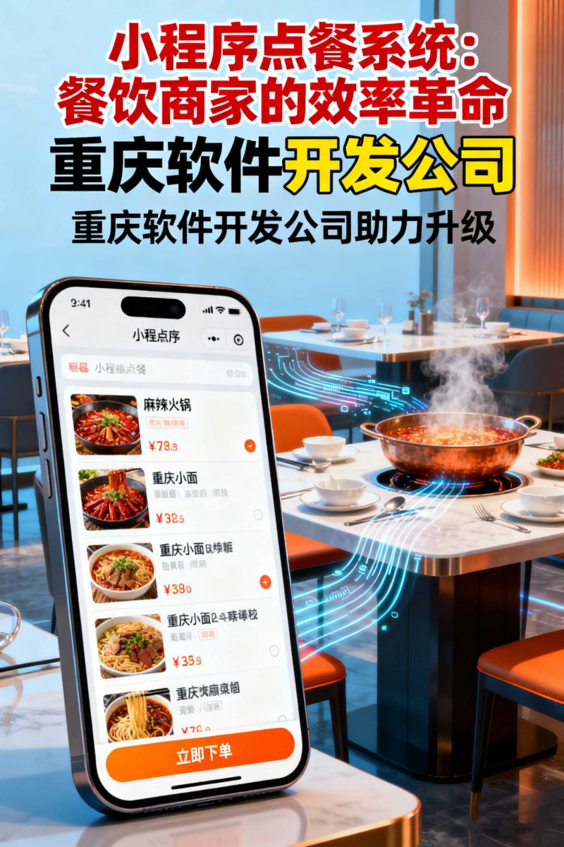 重庆软件开发公司的小程序点餐系统界面